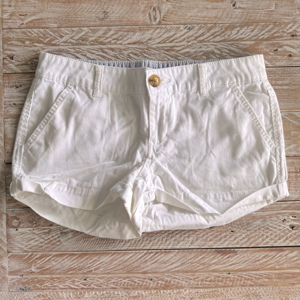 🤍White Summer Chino Shorts SO Vacay Resort Vacation Nautical Preppy Clean🤍 ~7